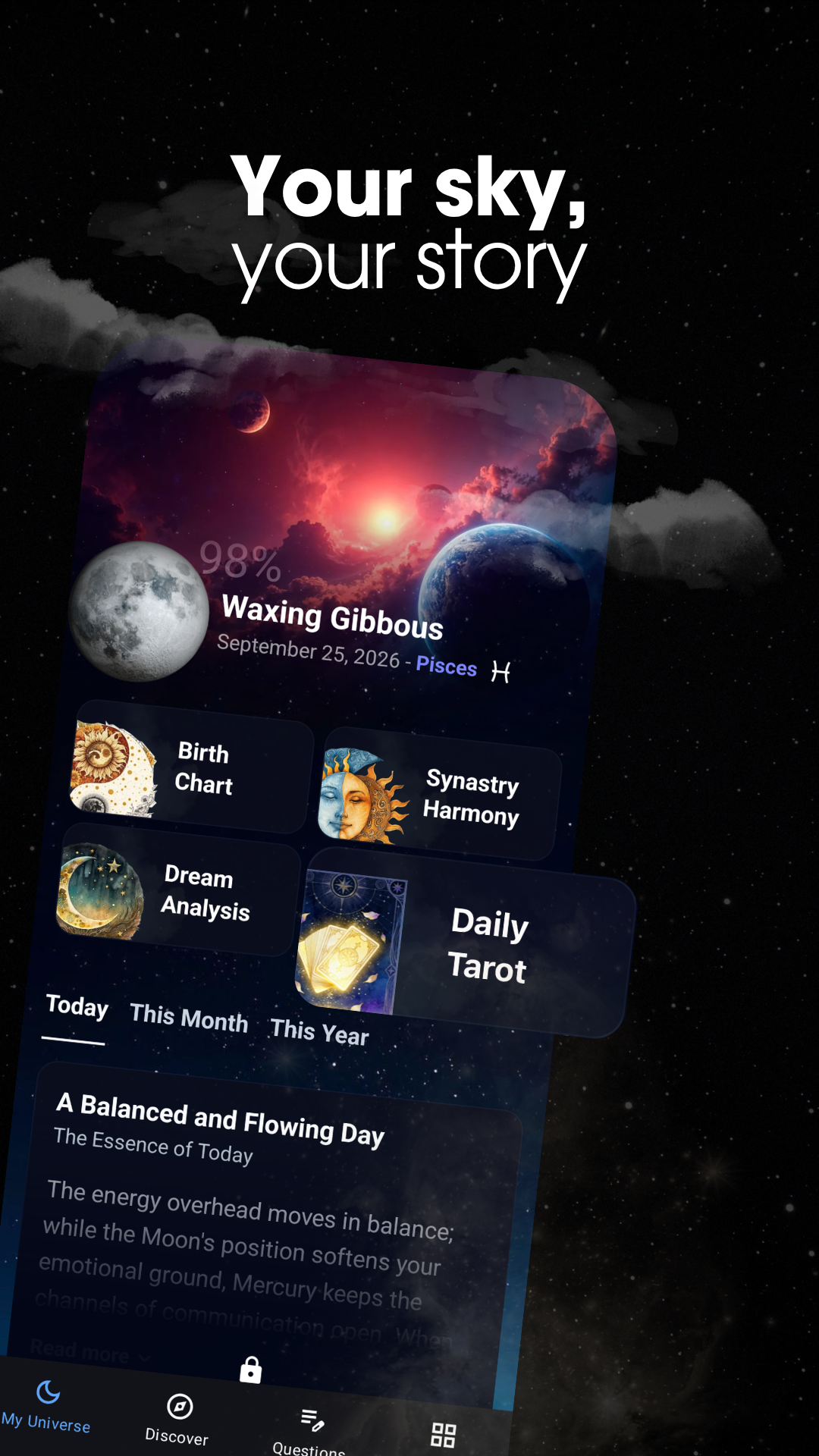 Muadi: Astrology & Tarot screenshot