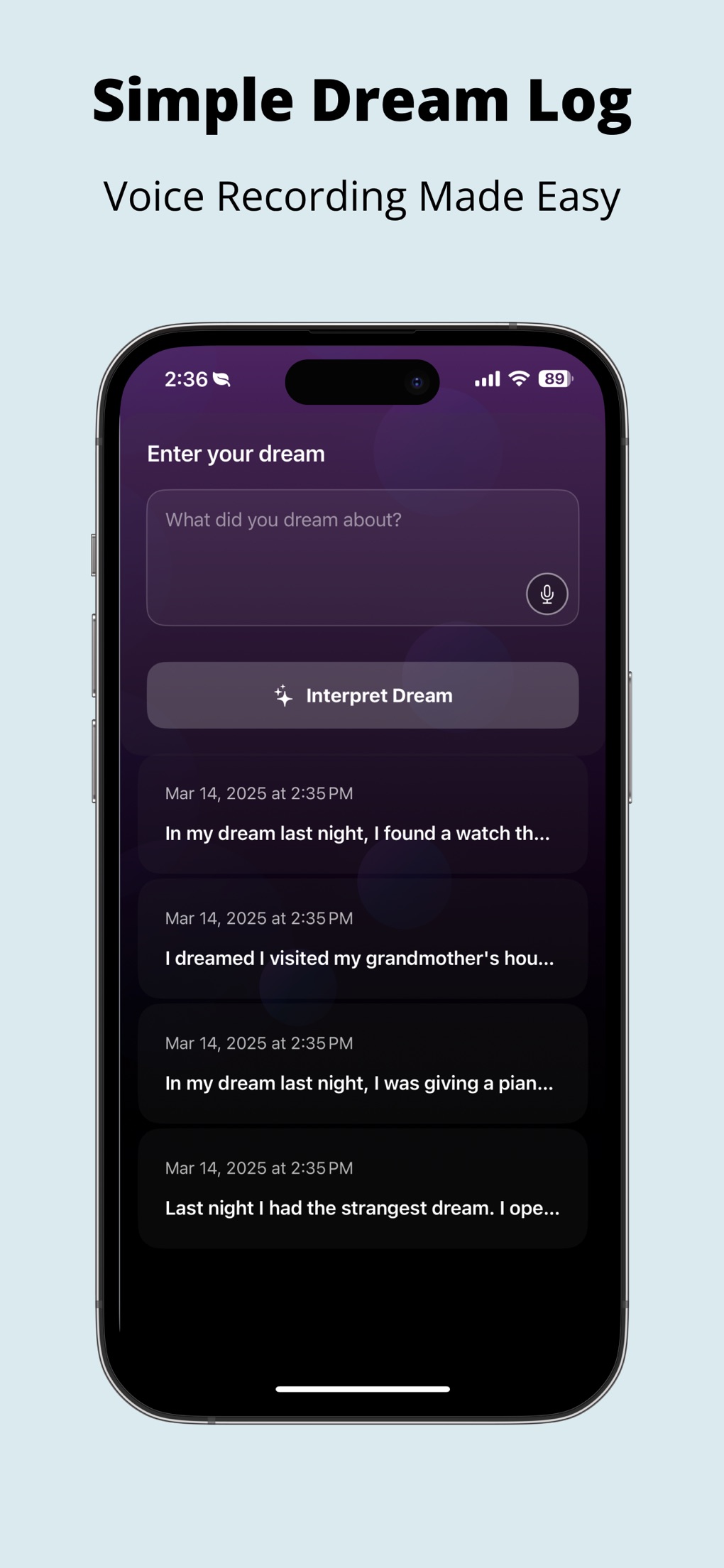 AI Dream Interpreter: Dreams screenshot