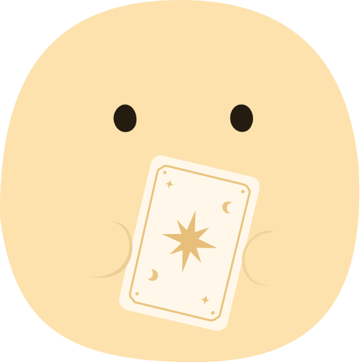 Tarotip card mascot icon