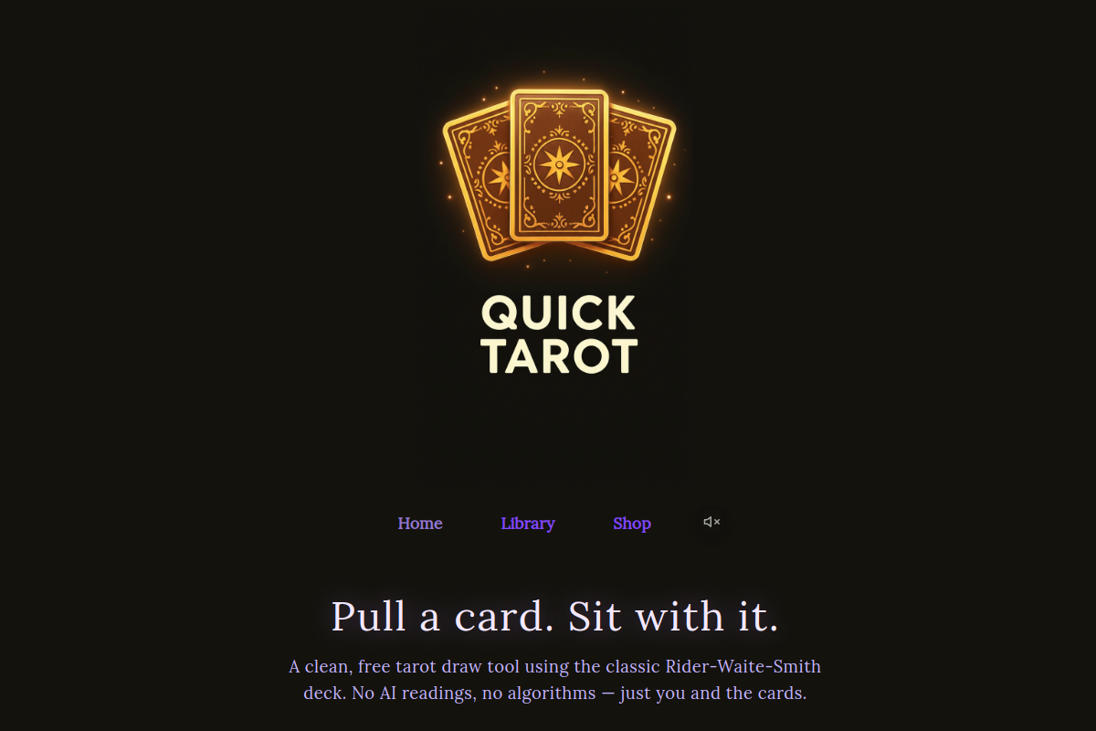 Icon for Quick Tarot