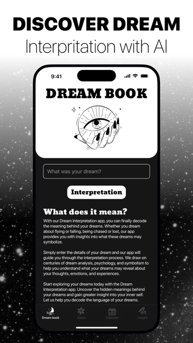 AI Dream Interpretation DREAVO App Store screenshot