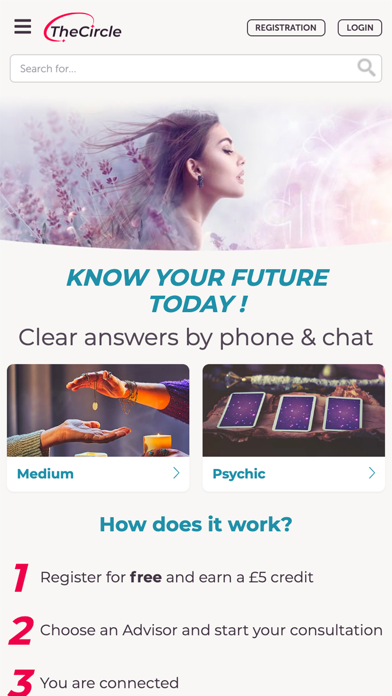 TheCircle - Your Psychic App app screenshot