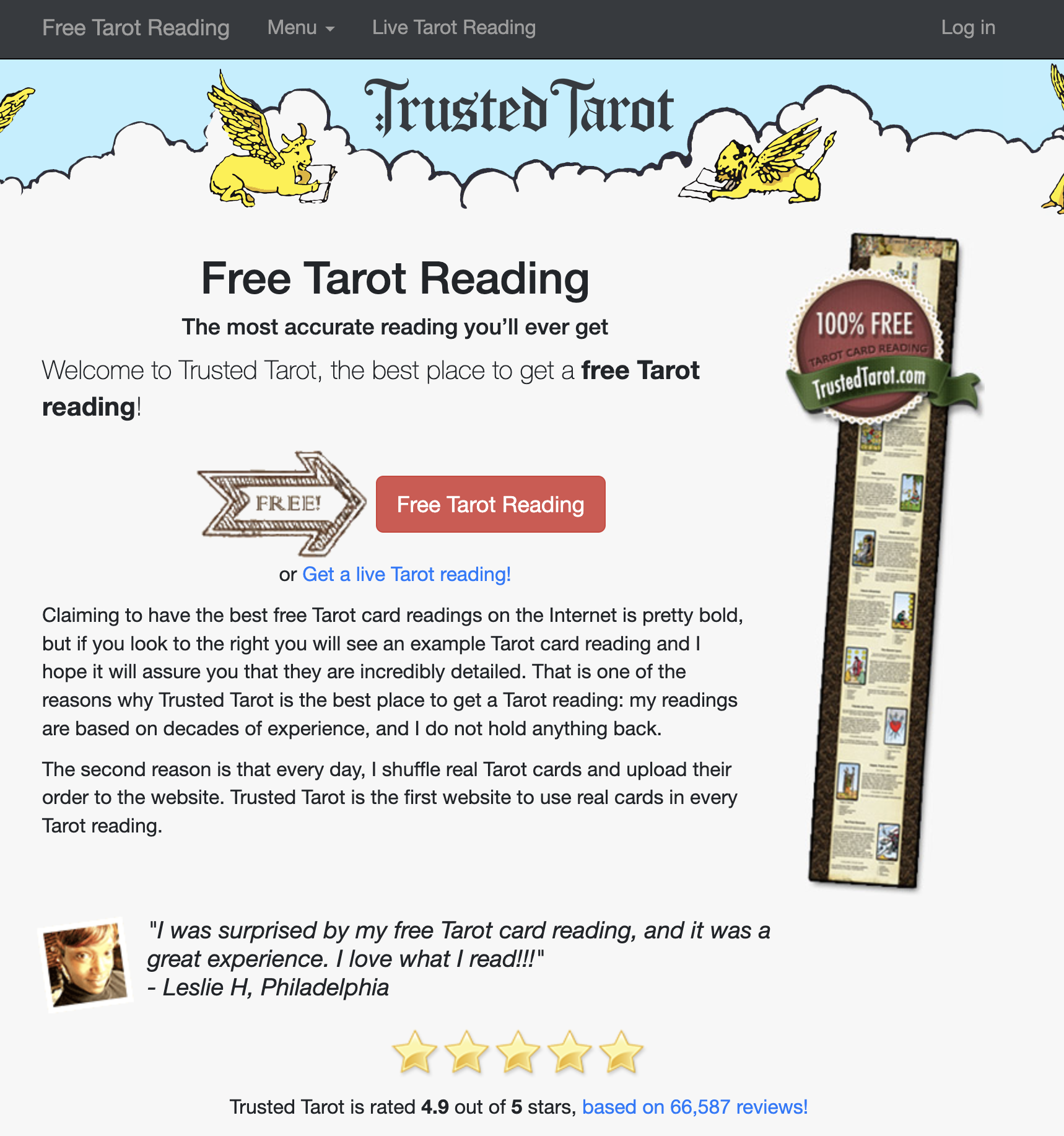 Trusted Tarot logo