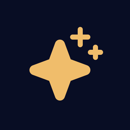 Avenyora official gold star icon on a dark square