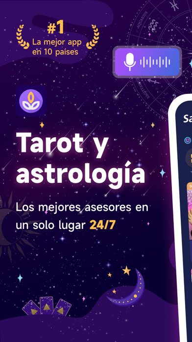 Salvia - Tarot & Videncia app screenshot